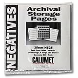 35mm Archival Storage Pages, 6 Strip, 6 Frame, 25 Pack