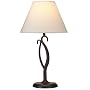 Textured Bronze-Finish Table Lamp