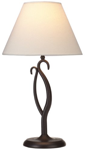 Kitchen: Textured Bronze Finish Table Lamp