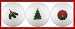 Christmas Logo Golf Balls Sleeve of 3 Holiday