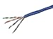Monoprice Cat5e Ethernet Bulk Cable - Network Internet Cord - Solid, 350Mhz, UTP, CMR, Riser Rated,  Pure Bare Copper Wire, 24AWG, No Logo, 1000ft, Blue