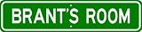 BRANT ROOM SIGN - Personalized Gift Boy or Girl, Aluminum