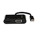 CableCreation Mini DisplayPort to HDMI VGA Adapter, 2 in 1 Mini DP Hub (Thunderbolt 2) Converter Compatible with MacBook Pro, iMac, HDTV, Projector, 4K UHD Monitors, Black