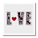 Chocolate Love Heart- Romantic Art- Valentines - 8x8 Iron On Heat Transfer For White Material