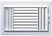 Electronics : DEFLECTO RGC106 Ceiling Register Air Deflector (3-way; 10- Inch x 6- Inch)
