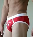 Andrew Christian Lifeguard Brief for Men - Red
