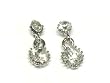 Clear Crystal Small Drop Earrings Fashion Jewelry