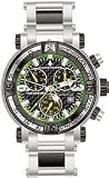 Chase Durer Trackmaster Pro Green Chronograph Black Dial Men's Watch #CD2242BEBRA