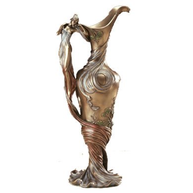 Art Nouveau - Printemps Vase - Collectible Figurine Statue Sculpture