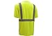 CJ Safety High Visibility ANSI Class 2 T-Shirt (Moisture Wicking Mesh) - Green (L/XL, Green)