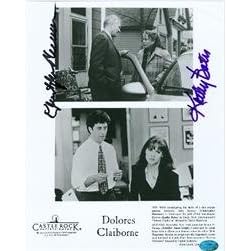 Kathy Bates & Christopher Plummer autographed 8x10 Photo (Delores Clairborne)