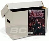 BCW Short Comic Book Storage Box - (Bundle of 10) Corrugated Cardboard Storage Box - Comic Book Collecting Supplies