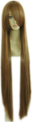 COSPLAZA Cosplay Wig Okami-san Okami Ryouko Brown 100cm Anime Full Hair
