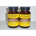 2 *****NEW GLASS BOTTLES***** Dr. Schulze's Intestinal Formula #1 Colon Bowel Cleanse Laxative - SAVE on 2 Bottles! 90 Caps Each