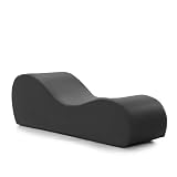 312KoPM%2BiEL. SL160  Liberator Esse Chaise, Charcoal Faux Leather