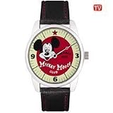 Disney 'Mickey Mouse Club' Collectible Watch, MU2332, Special Packaging, Leather Strap
