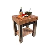 John Boos and Co. American Heritage Collection Useful Gray Stain Butcher's Block... by John Boos