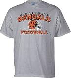 Reebok Cincinnati Bengals White Youth Rough Gloss Muscle T-shirt