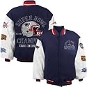 Reebok New England Patriots Youth Navy Blue 3-Time Super Bowl Champions Reversible Heavyweight Jacket