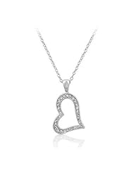 Heart Silhouette Pendant Necklace