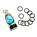 MINI SCUBA / DIVING TANK KEY RING CONTAINS 5 NITRILE O RINGS