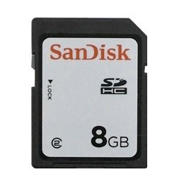 Camera & Photo — SanDisk 8 GB Class 2 SDHC Flash Memory Card SDSDB-8192 (Bulk Packaging)
