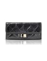 Francesco Biasia Shania - Quilted Calf Leather Flap Wallet Black