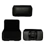 Premium Executive Side Leather Case Pouch (with Belt Clip and Belt Loops) for Nokia N900 [Accessory Export Packaging]