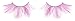 Baci Paradise Dreams Feather Eyelashes, No. 644 Hot Pink