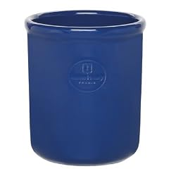 Emile Henry Provencal Utensil Holder, Azure Blue