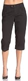  : Jeanstar Women's Claire Crop Pant, Black, 8