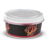 54 oz. Chicken Bucket Container with Lid - Hot to Go Design 105 / CS