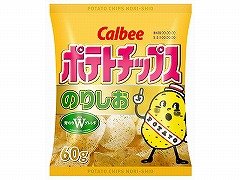 Poteto chips Nori shio (seaweed & salt) East Japan 60gx12