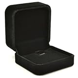 Cosmos ® Black Velvet Necklace Pendant Gift Box/Jewelry Box+ Free Cosmos Cable Tie