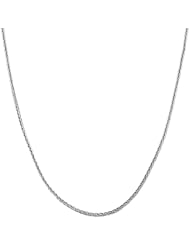 Platinum 950 Round Wheat Chain (1mm, 18 inch)