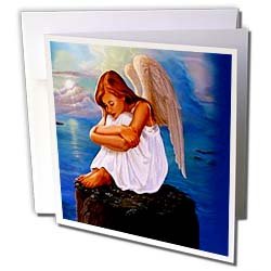 Angels - Angel - Greeting Cards-6 Greeting Cards with envelopes