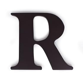 Kids Line Espresso Wooden Letter, RKids Line Espresso Wooden Letter