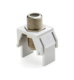 On-Q WP3479-WH Coax F-Connector, White, 20-Pack
