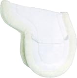 Lami-Cell AirflowShaped Close Contact Saddle Pad - White - Horse