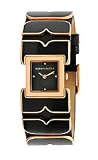 BCBGMAXAZRIA Black Leather Black Dial Women's watch #BG6400
