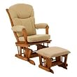 Hanford Sleigh Glider and Ottoman Set