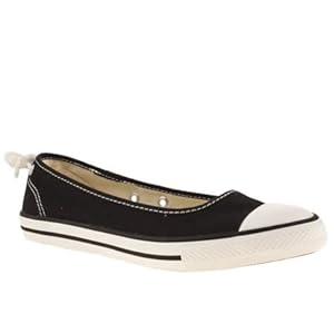 Converse All Star Dainty Ballerina - 6 Uk - Black & White - Fabric