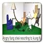 Londons Times Health and Vanity Trends Cartoons - Angry Bad Feng Shei Furniture Resorting To Kung Fu - Light Switch Covers - double toggle switch