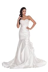 Beaded Sweetheart Mermaid Bodycon Dress/Wedding Dress 
