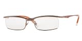 RAY BAN 6140 2531 BROWN METAL EYEGLASSES