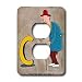 Londons Times Funny Music Cartoons - Old Man And The C -With Apologies To E. Hemmingway- - Light Switch Covers - 2 plug outlet cover
