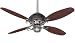 Hunter 52" Ceiling Fan Casbah Antique Pewter with Faux Espresso Leather 23720