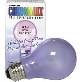 Light Bulb Frosted Full Spectrum (60 Watt) 1 Count