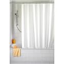 TEXTIL DUSCHVORHANG WEISS 180x200 INKL. RINGE 180 x 200  MADE IN EU!