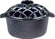 Woodfield Black Porcelain Coated Speckled Steamer for Fireplace